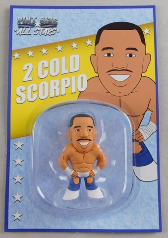 2 Cold Scorpio Pint Size All Star Wrestling Loot Action Figure AEW Brawler 2 ECW Cover