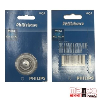 PHILIPS Numero 1 Testine Per Rasoio HQ2 ORIGINALI - Immagine 1 di 3