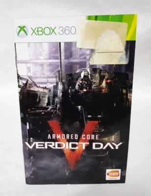 Armored Core V 5 Verdict Day - XBOX 360 - MANUALE ISTRUZIONI ANCHE CON ITALIANO - Immagine 1 di 3