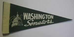 Old Vintage Antique 1950's Washington Senators Baseball Pennant *H717 - Picture 1 of 2
