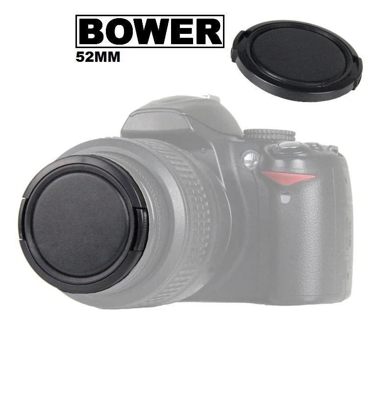Bower (CP52) 52mm Snap-on Front Camera Lens Cap (Black) - Image 1 of 1