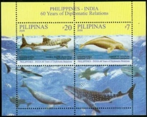 Philippines #3247 Whales Dolphins Sharks Souv. Sheet (Mint, Never Hinged) - Picture 1 of 1