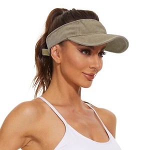 Mens Womens Sun Visors with UV Protection Adjustable Sports Sun Visor Hats fo... - Picture 1 of 7