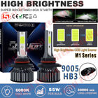 110W LED 9005 HB3 Headlight Car High/Low Beam Bulbs 6000K White Lamp Replace HID