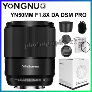 YONGNUO YN50MM F1.8X DA DSM Pro AF Lens for Fujifilm Fuji X mount X-T5 X-T4 X-T3 - Picture 1 of 6