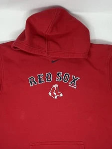 Vintage Youth 2000s Y2K Boston Red Sox Center Swoosh Nike Sweatshirt (Youth XL) - Picture 1 of 9