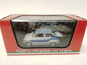 Brumm Fiat Abarth 1000 Sedan Official Racing Group 5 1968 Blue 1/43 R380-02 - Picture 1 of 2