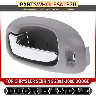Manija de puerta interior del conductor delantero con orificio de bloqueo para Chrysler Sebring Dodge Stratus Foto 1 de 4