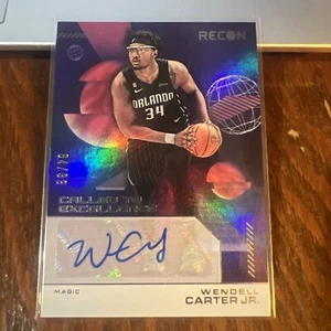 Wendell Carter Jr. 2022-23 Panini Recon Called to Excellence Auto MAGIC /99 - Picture 1 of 3