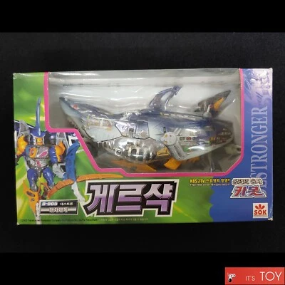 Takara Transformers RID Destron Ger Cyber Shark D-005 Sky Bite Robot Figure 2002 - Image 1 of 4
