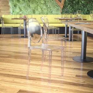 Ghost Side Chair in Transparent Crystal - Picture 1 of 9