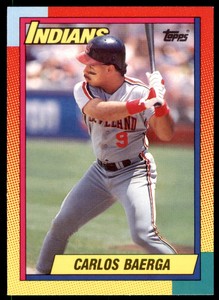 1990 TOPPS TRADED CARLOS BAERGA CLEVELAND INDIANS #6T
