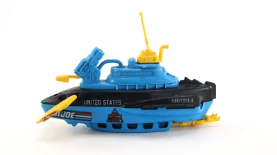 Vehículo barco GI Joe Cobra Barracuda 1992 de colección techo azul variante C Foto 1 de 4