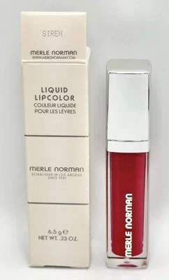 Жидкая губная помада Merle Norman — сирена — 0,23 унции Полный размер новый в коробке - Изображение 1 из 4