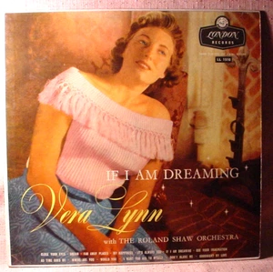 Vera Lynn Original Red London Label Lp -If I Am Dreaming Uk Vinyl USA Cover 1956 - Picture 1 of 3