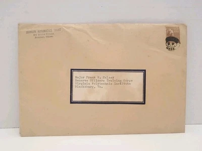 Raro folleto de rifle deportivo semiautomático Johnson 1940 + sobre original enviado por correo Foto 1 de 4