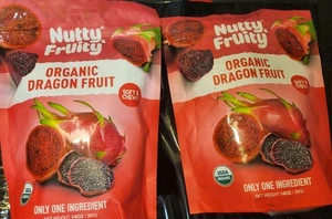 2 Bags Nutty & Fruity Organic Dragon Fruit 28 Oz Total New Free Shipping 09/2026 - Picture 1 of 3