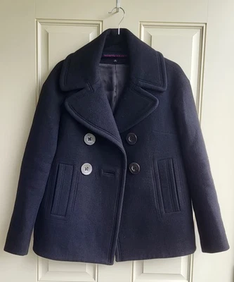 Abrigo corto de lana negro Martin Grant Francia. Talla: S Foto 1 de 4