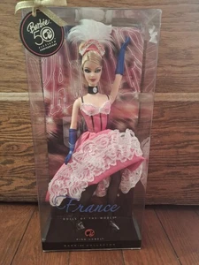 France Barbie - Dolls of the World 2008 N4972 Mattel 50th Anniversary Neu in Box - Bild 1 von 11