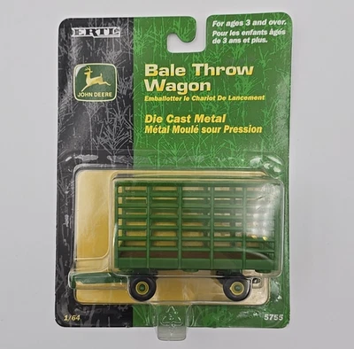 Ertl 2001 John Deere 1/64 литой тюк бросок вагон #5755 * новый * - Изображение 1 из 4