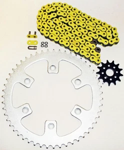 2007-2013 Honda CRF250X 250 X Yellow O Ring Chain And Sprocket 13/51 116L - Picture 1 of 4