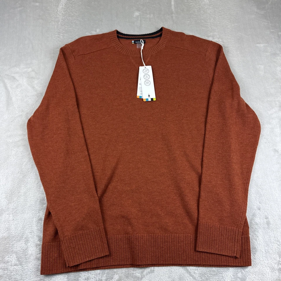 Smartwool Sweater Men's Large Picante Heather Sparwood Crew - Image 1 of 4