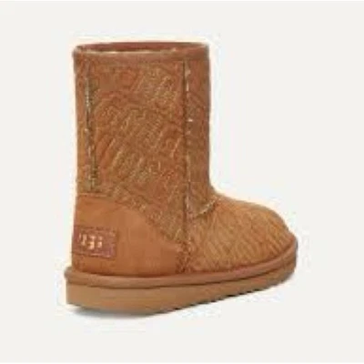 Ugg Niños Zapatos Ugg Clásico II Gráfico Puntada Bota Corta EE. UU. 10 Foto 1 de 4