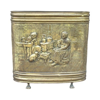 Antiguo paraguas bastón soporte 3D latón cobre encantador funcional decoración del hogar arte Foto 1 de 4