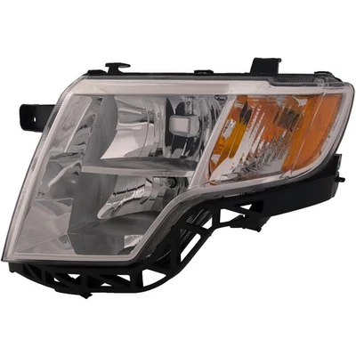 Headlight For 07-10 Ford Edge Left Driver Side Halogen Chrome Headlamp - Image 1 of 4