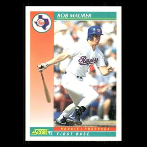 Tarjeta de béisbol Rob Maurer novato #767 1992 puntuación Texas Rangers MLB - Imagen 1 de 3