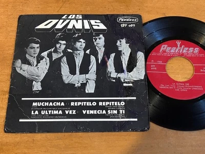 LOS OVNIS The Last Time +3 1966 MEXICO 7" EP Garage Rock Mod The Rolling Stones - Image 1 of 4