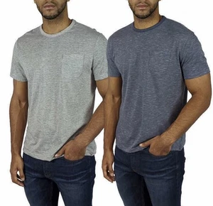 Paquete de 2 camisetas de manga corta 3XL nuevas para hombre Jachs New York de lino triple mezcla - Imagen 1 de 6