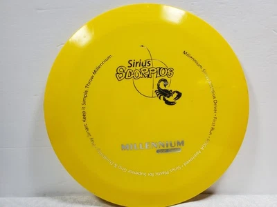 Millennium Sirius Scorpius First Run Yellow disc golf 174 grams - Image 1 of 4