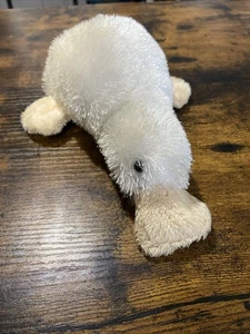GANZ Webkinz Lil Kinz Googles HS021 White Platypus Duck Plush 9" No Code - Picture 1 of 5