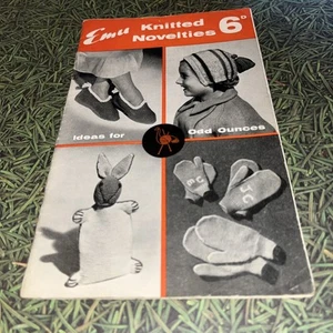 Vintage Emu Knitted Novelties Knitting Pattern Booklet 1950’s Dachshund Pattern - Picture 1 of 3