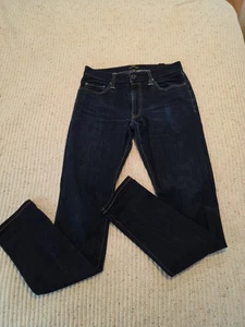 Pantalones de mezclilla ajustados informales Flint and Tinder 30x32 lavado oscuro - Imagen 1 de 5