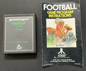 Football Atari 2600 Video Game with Instruction Booklet Tested Works - Picture 1 of 4