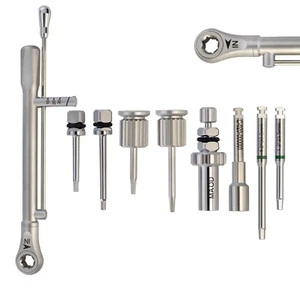 Hiossen Osstem Implant Prosthetic Kit Square Screwdriver Torque Hand Drivers 1.2 - Bild 1 von 55