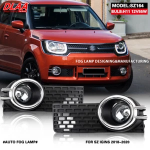 Fog Light For SUZUKI IGNIS 2018-2020 Set Direct Replacement Right & Left Side - Picture 1 of 6