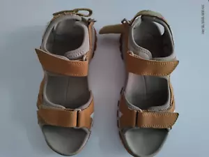 TIMBERLAND WOMEN'S LINCOLN PEAK SANDAL WHEAT LEATHER A5XD8 Women 7 - Picture 1 of 4