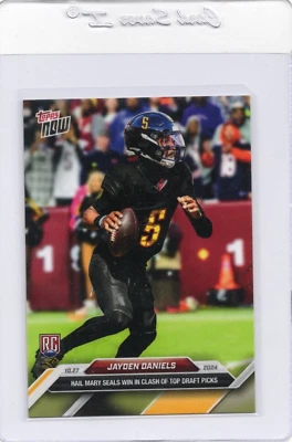 2024 Topps Now Jayden Daniels #11 Rookie Commanders RC - Image 1 of 2
