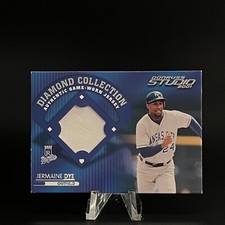 Jermaine Dye 2001 Donruss Studio #DC-49 Diamond Collection MEM Royals LOOK!!