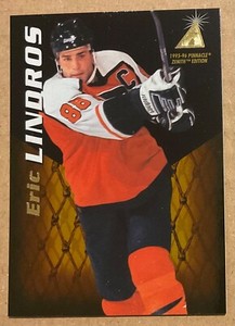 1995-96 ERIC LINDROS PINNACLE ZENITH EDITION CARD #6 PHILADELPHIA FLYERS