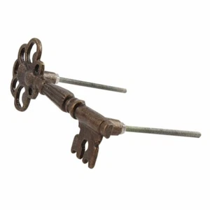 New Rare Handmade Iron Key Shape Handles Pulls 1 Piece - Picture 1 of 2