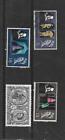 Vintage 1964 Shakespeare Festival x4 3d 1/3 1/6 2'6 Postage Stamps