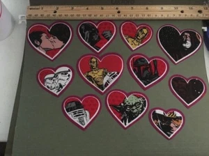 Disney Star Wars Fabric Iron On Appliques style #8 Darth Vader R2D2 C3PO Boba - Picture 1 of 1
