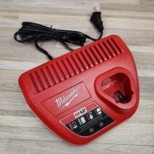 Milwaukee M12 Battery Charger Genuine 48-59-2401 Lithium-Ion 12 Volt 12V 3AMP - Picture 1 of 5