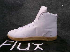 Flux Adapt High Top Trainer White Gum Men Size 13 Barefoot Athletic Lifting Shoe - Picture 1 of 9