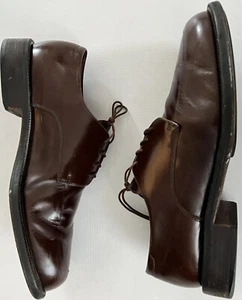 Cole Haan City Mens Brown Leather Lace Up Oxford Dress Shoes Size 11 - Picture 1 of 6