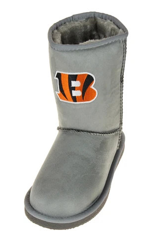 Cuce Shoes Cincinnati Bengals NFL Football Women's The Devotee Boot - Gray Cover